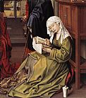 Penitent Magdalen Paintings - The Magdalen Reading By Weyden Rogierc by Unknown Artist